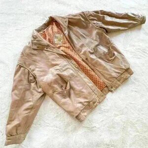 Vintage Leather Jacket Mezzo size 40
